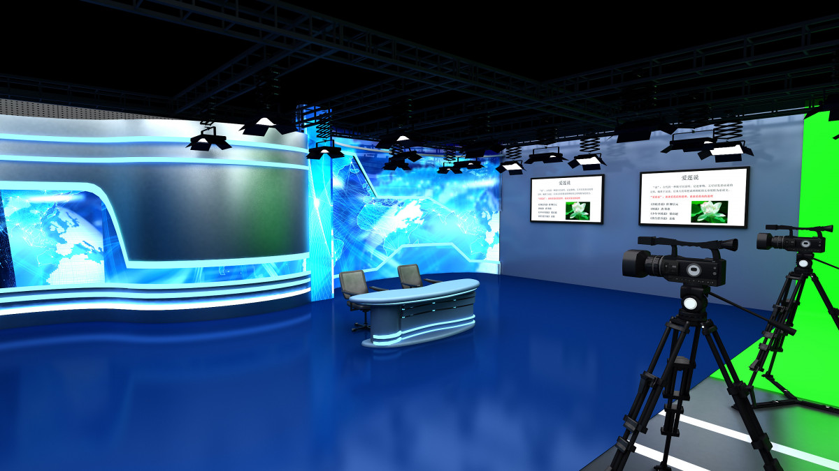 银砾视创实景演播室