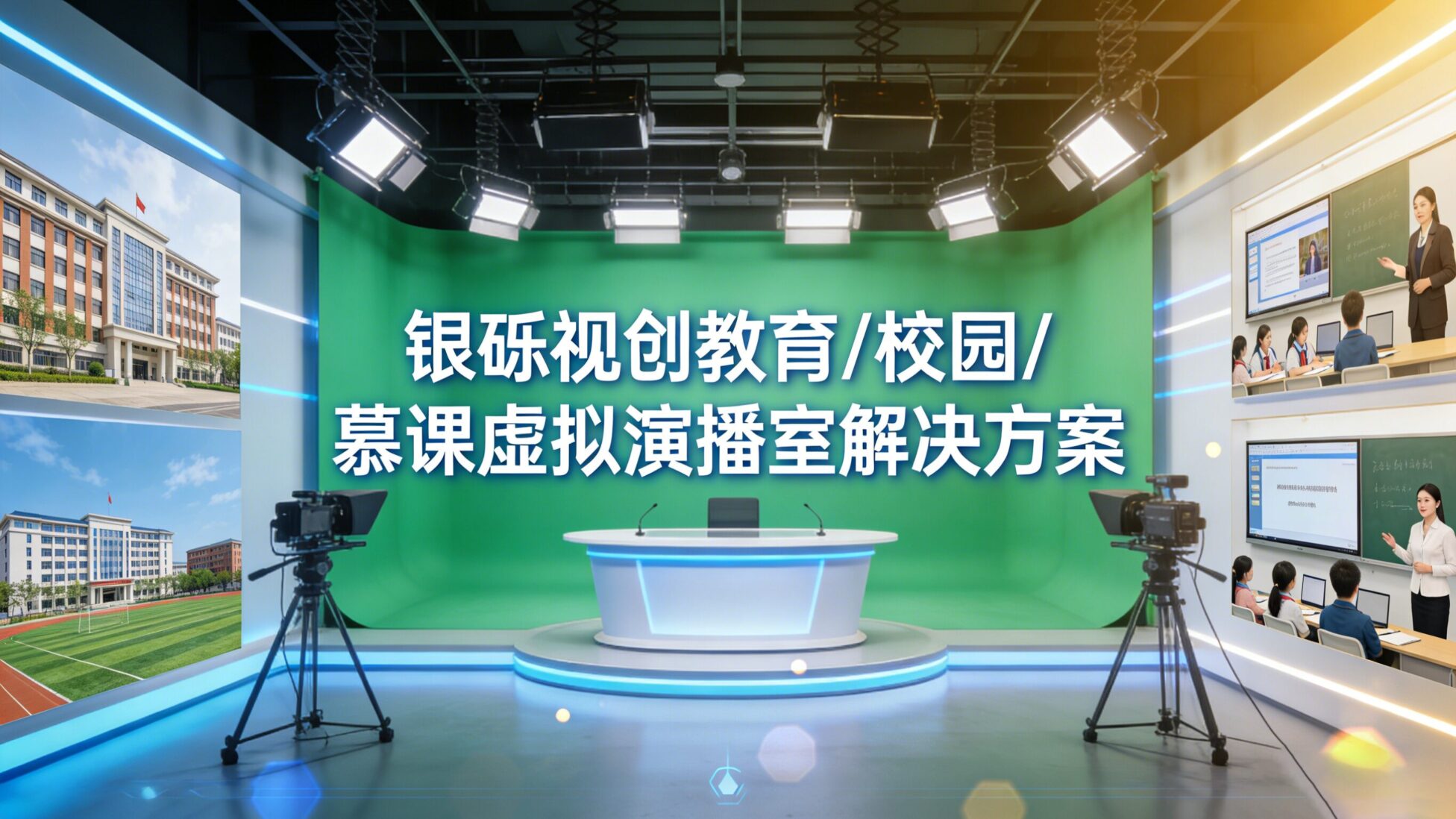 教育慕课虚拟演播室解决方案 scaled